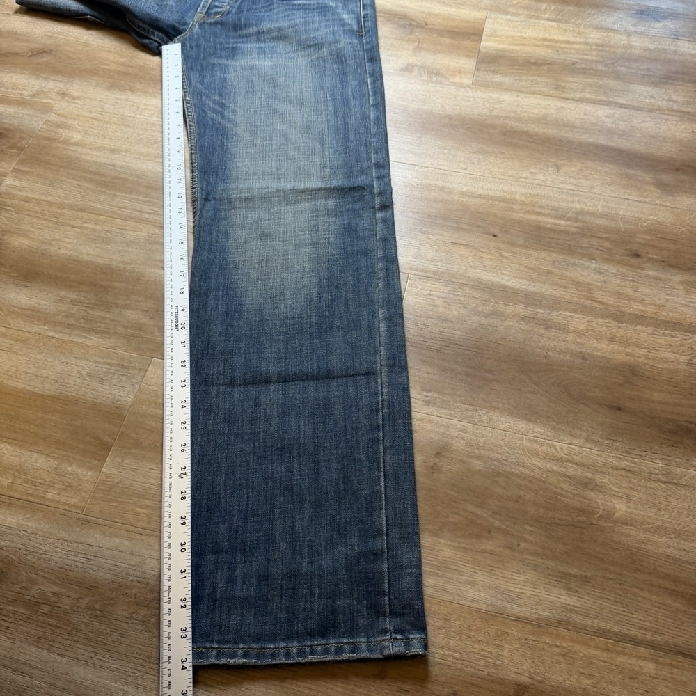 G-Star RAW Jeans Men 38x34 Blue Army Elwood Embroidered Medium Wash Denim Y2K - Picture 11 of 13